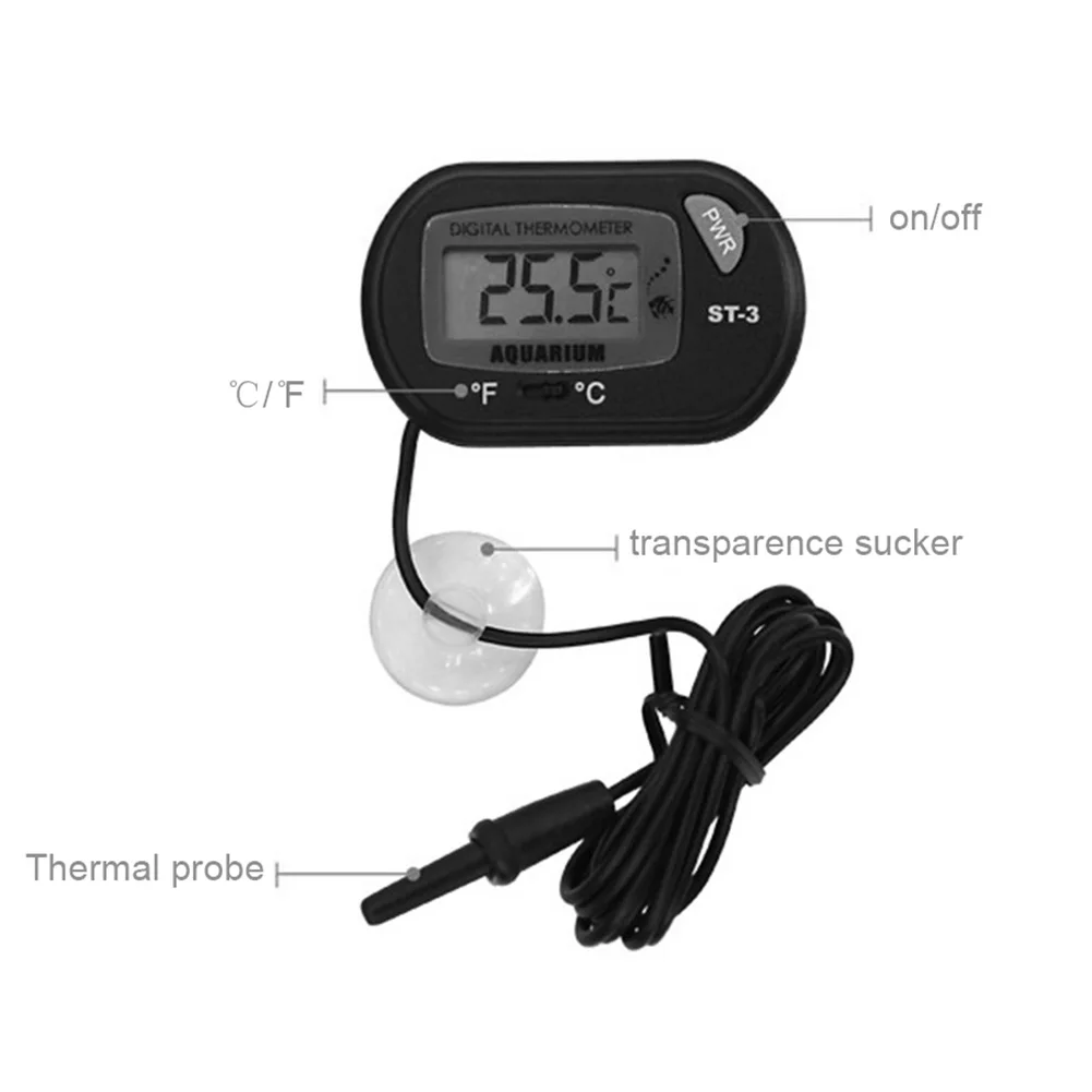 Termômetro Digital para Aquário com Ventosa e Display LCD - Imagem 5