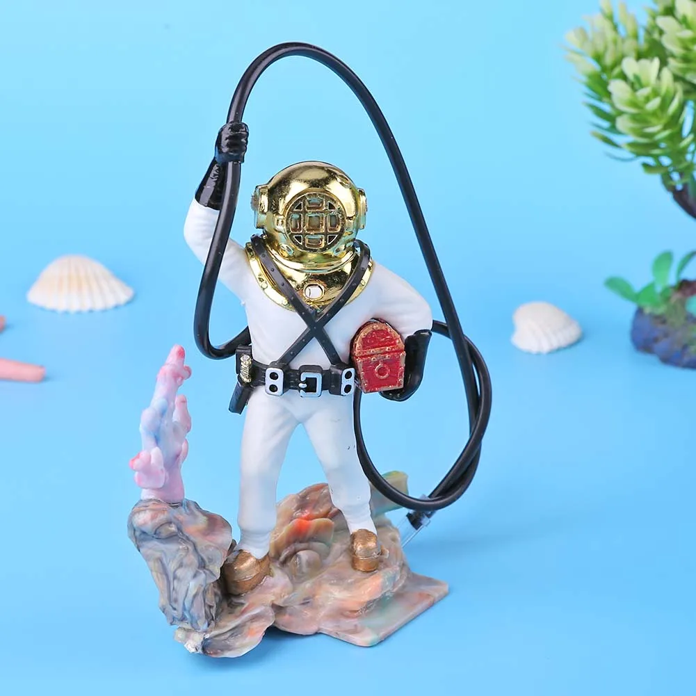 Decoração de Aquário com Mergulhador Pneumático 11 cm para Oxigenação - Imagem 6