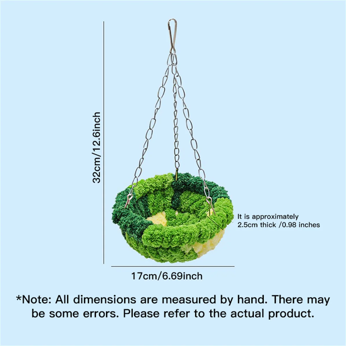 Ninho de Pássaro para Gaiola Estilo Floresta com Rede - Imagem 2
