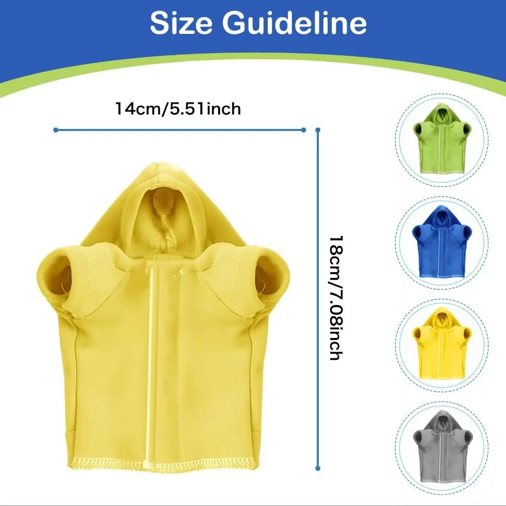 Roupa para Lagartos de Lã Polar com Capuz 18x14 cm - Imagem 6
