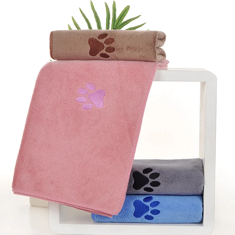 Toalha de Secagem para Cães e Gatos de Nylon e Poliéster Absorvente - Imagem 3
