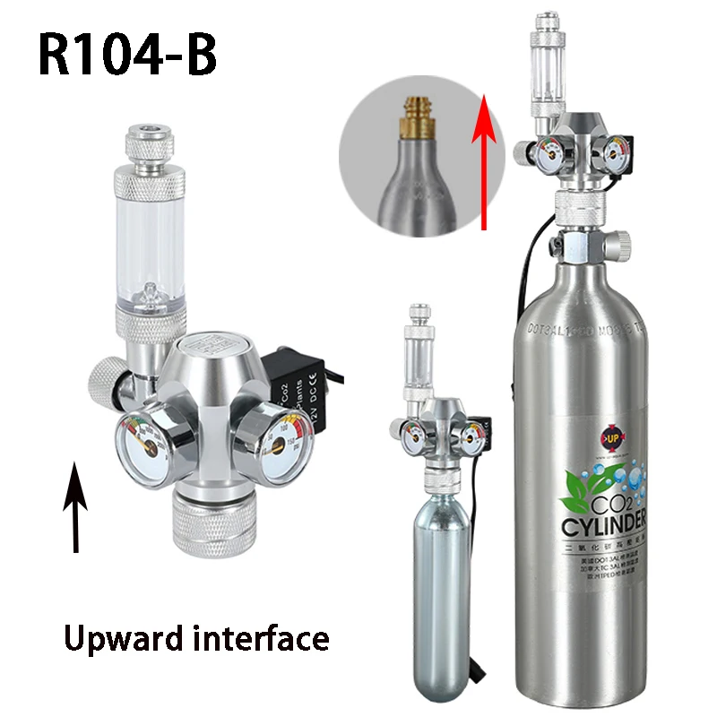 Regulador CO2 ZRDR para Aquário com Válvula Solenoide e Contador de Bolhas - Imagem 6