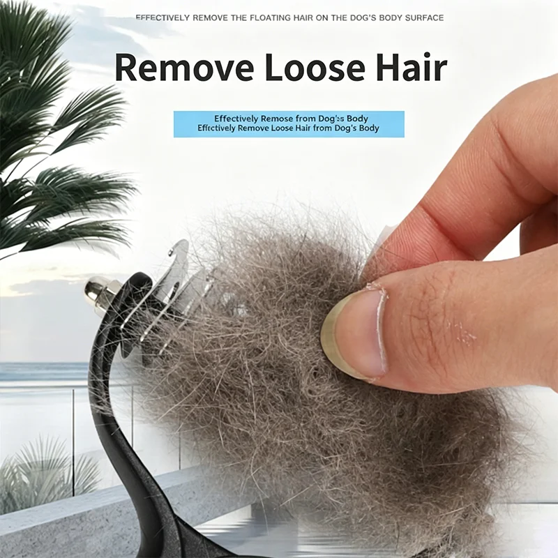 Escova Removedora de Pelos para Cães e Gatos de Pelo Curto - Imagem 3