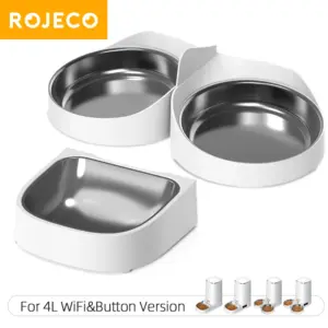 tigela de inox para comedouro automático rojeco