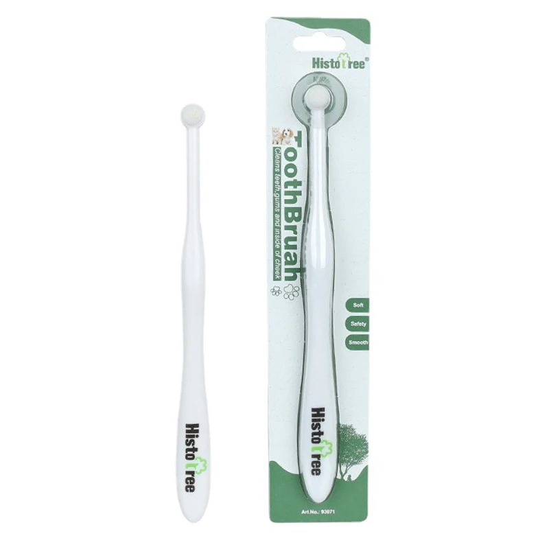Escova de Dentes para Pets de Cabeça Redonda Macia para Cães e Gatos Pequenos - Imagem 4
