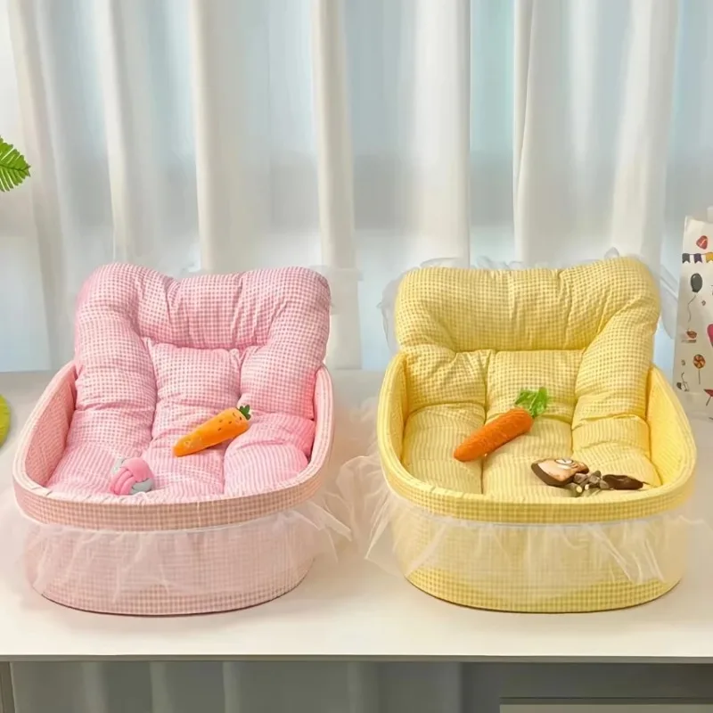 Cama Casinha para Cães e Gatos Macaron Ninho Quatro Estações - Imagem 3