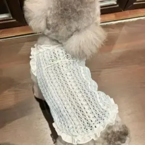 colete de malha para cães e gatos pequenos