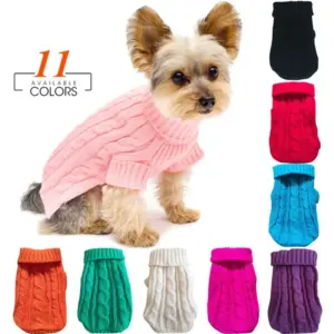 suéter de malha para cães