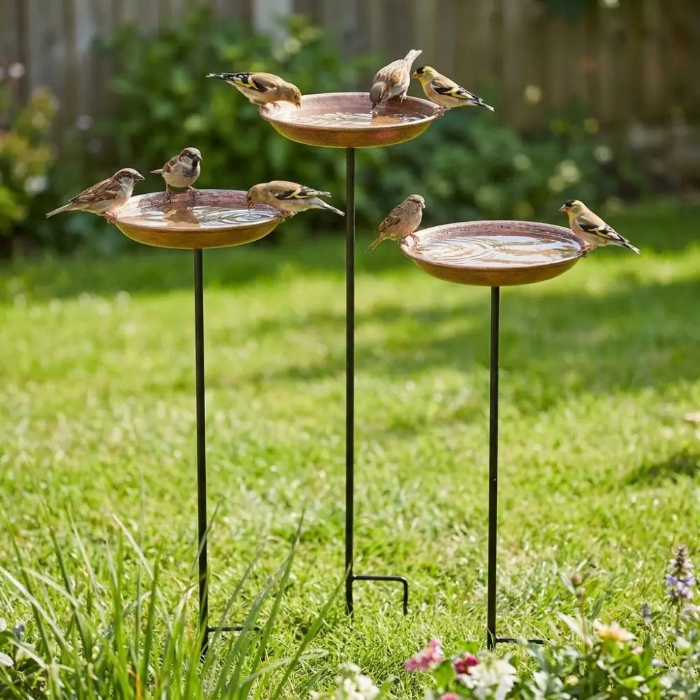 Bebedouro para Pássaros de Metal 50 cm Estilo Retrô - Imagem 5