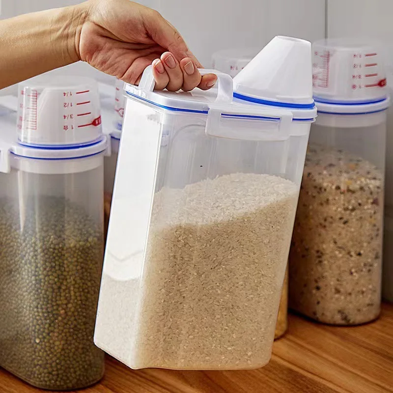Pote Hermético para Ração de Pets Transparente Livre de BPA - Imagem 5