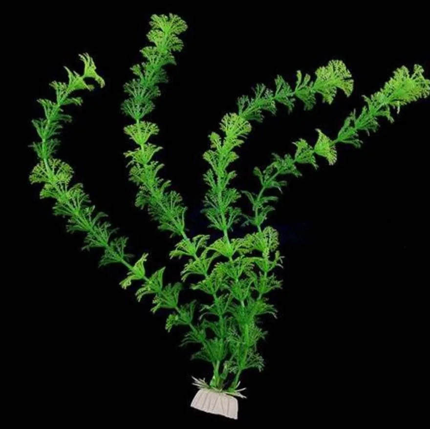 Planta Artificial para Aquário de Plástico com 29,5 cm de Altura - Imagem 3