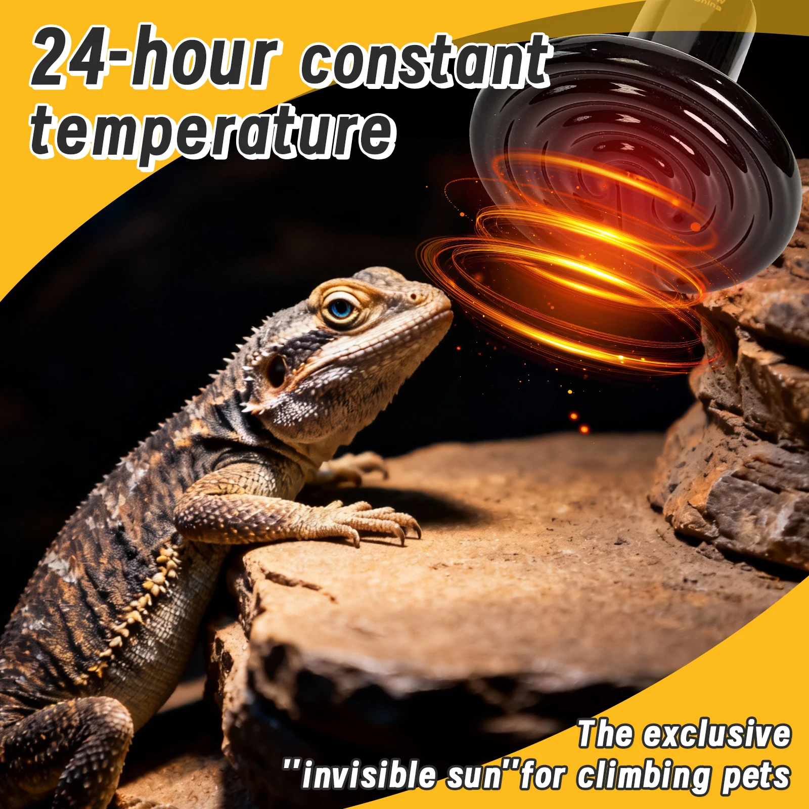 Lâmpada de Aquecimento para Répteis de Cerâmica 25W a 200W - Imagem 4