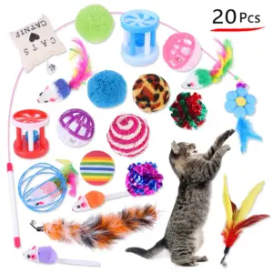 kit de brinquedos para gatos