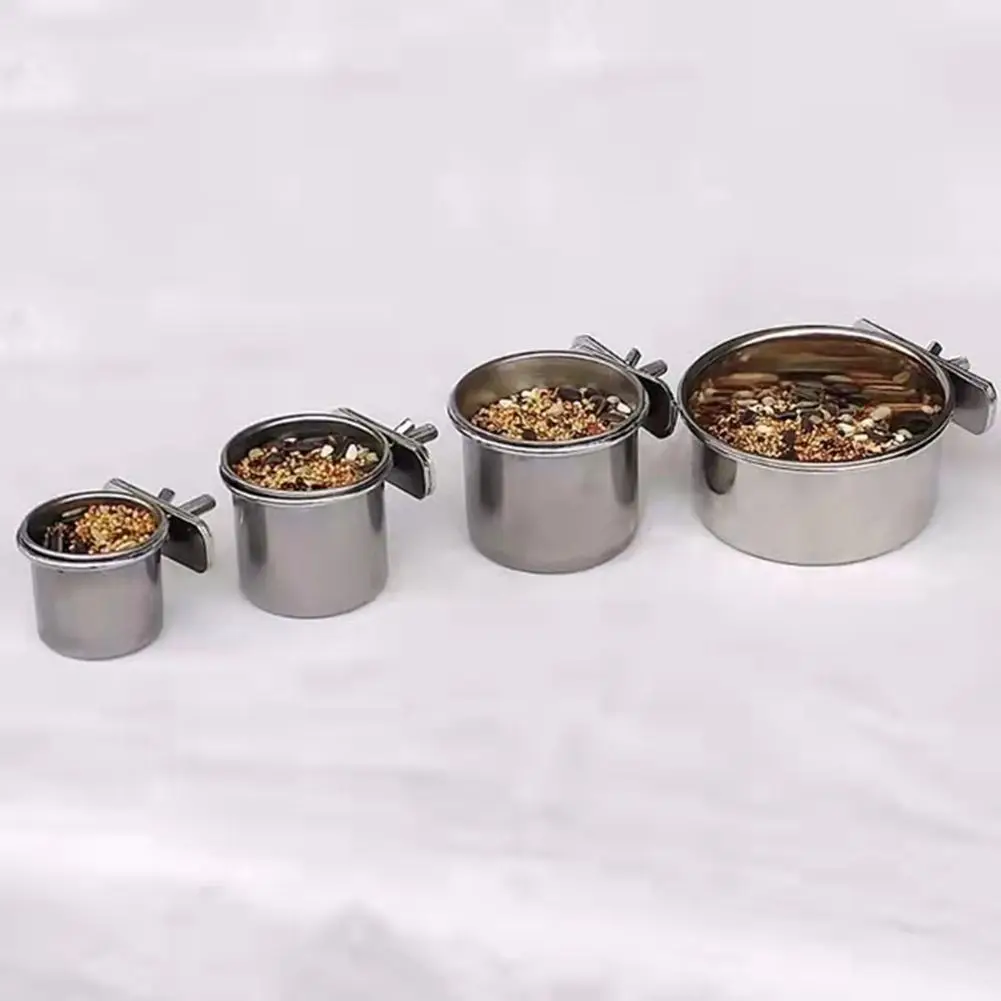 tigela de aço inoxidável para pássaros