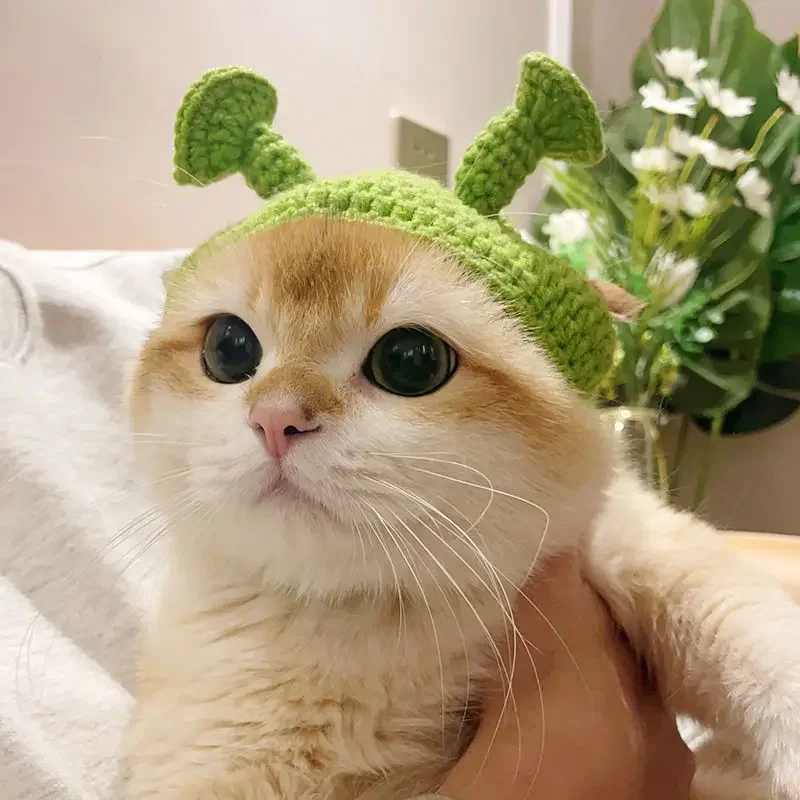 Chapéu para Gatos de Malha Cosplay para Gatos de 2,5 kg a 7,5 kg - Imagem 4