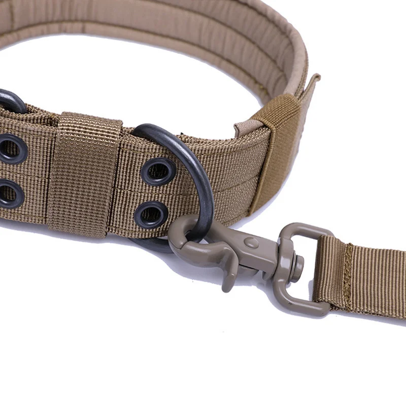 Coleira Militar para Cães com D-Ring de Metal e Fivela Ajustável - Image 6