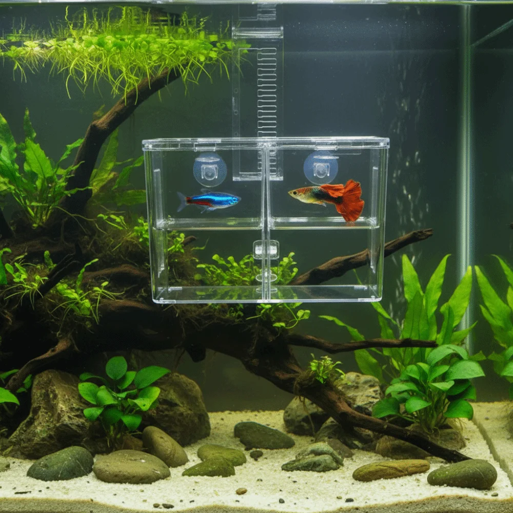 Caixa de Criação para Peixes em Acrílico Transparente 17,5 cm - Imagem 3