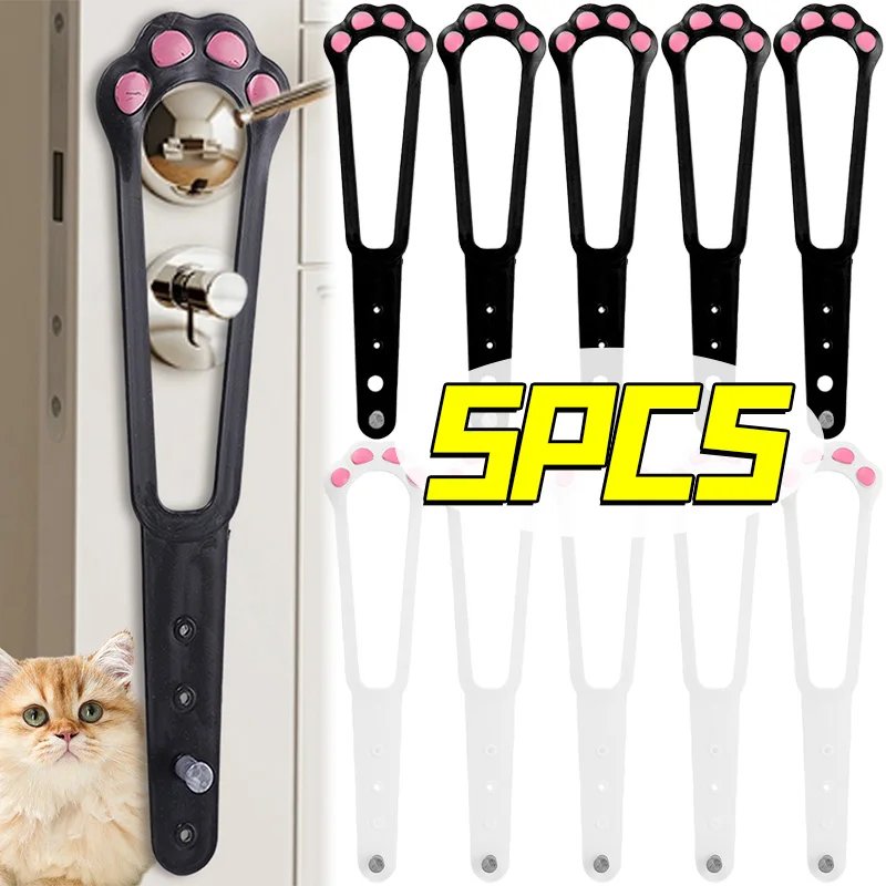 trava de porta ajustável para gatos e cães