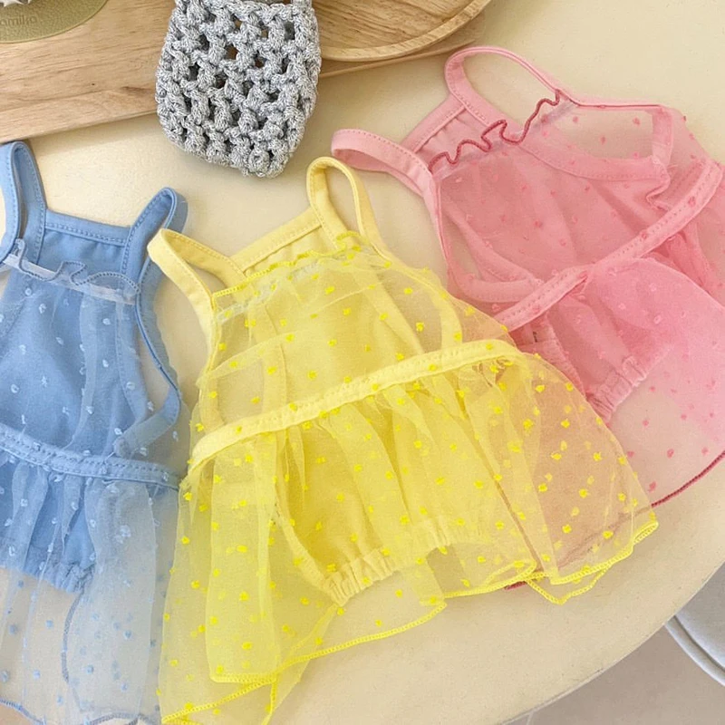 Vestido de Verão para Cães Pequenos e Gatos Fino e Respirável - Imagem 2