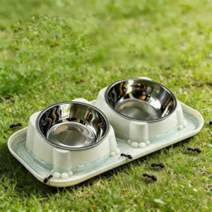 tigela antiderramamento para cães e gatos