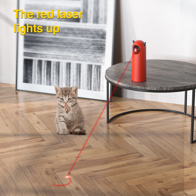 Brinquedo Laser para Gatos Rotação 360 Graus Interativo - Imagem 2