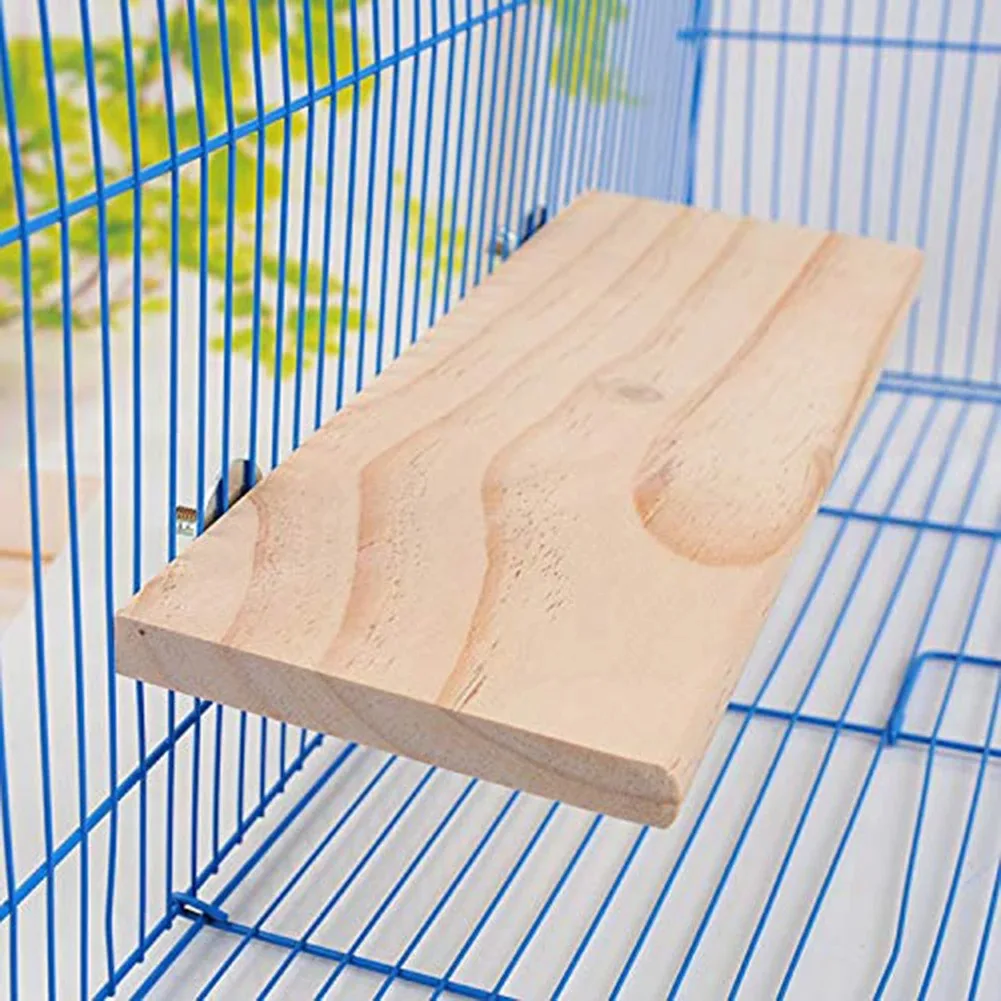 Plataforma de Salto para Hamster de Madeira para Gaiola - Image 2
