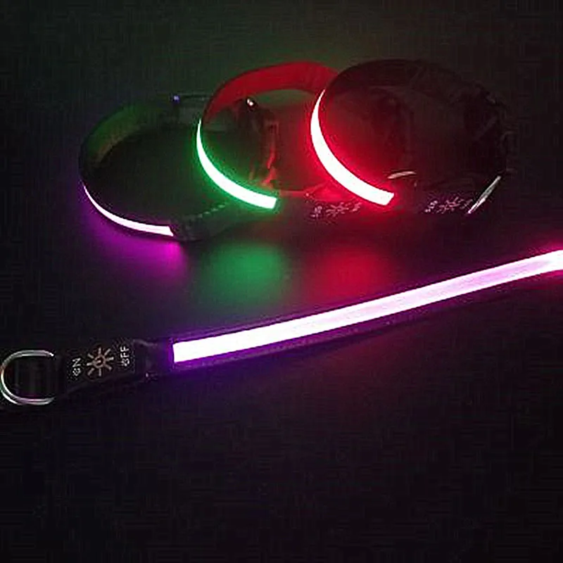 Coleira LED para Cães Recarregável USB Ajustável e Refletiva - Imagem 6