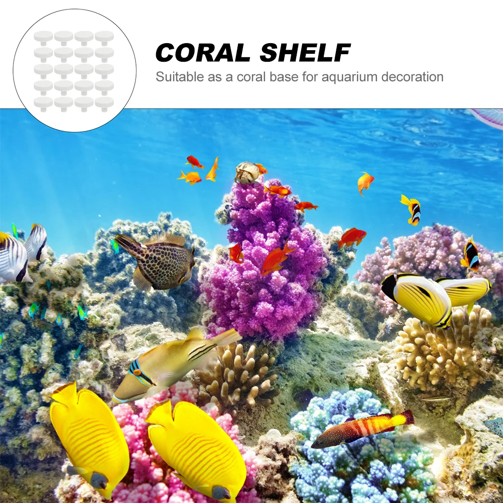 Plugues de Cerâmica para Coral T-Forma Aquário 20 pçs para Fixar Corais - Imagem 4