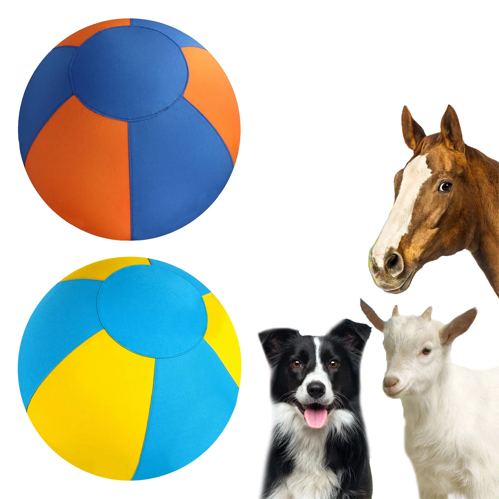 Bola de Pastoreio para Cães com Capa Protetora e Bomba - Imagem 2
