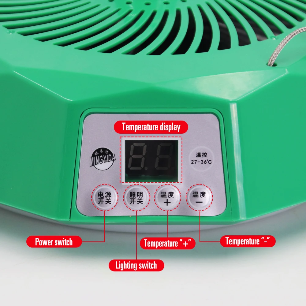 Lâmpada de Aquecimento para Aves e Pets 220V com Controle de Temperatura - Imagem 4