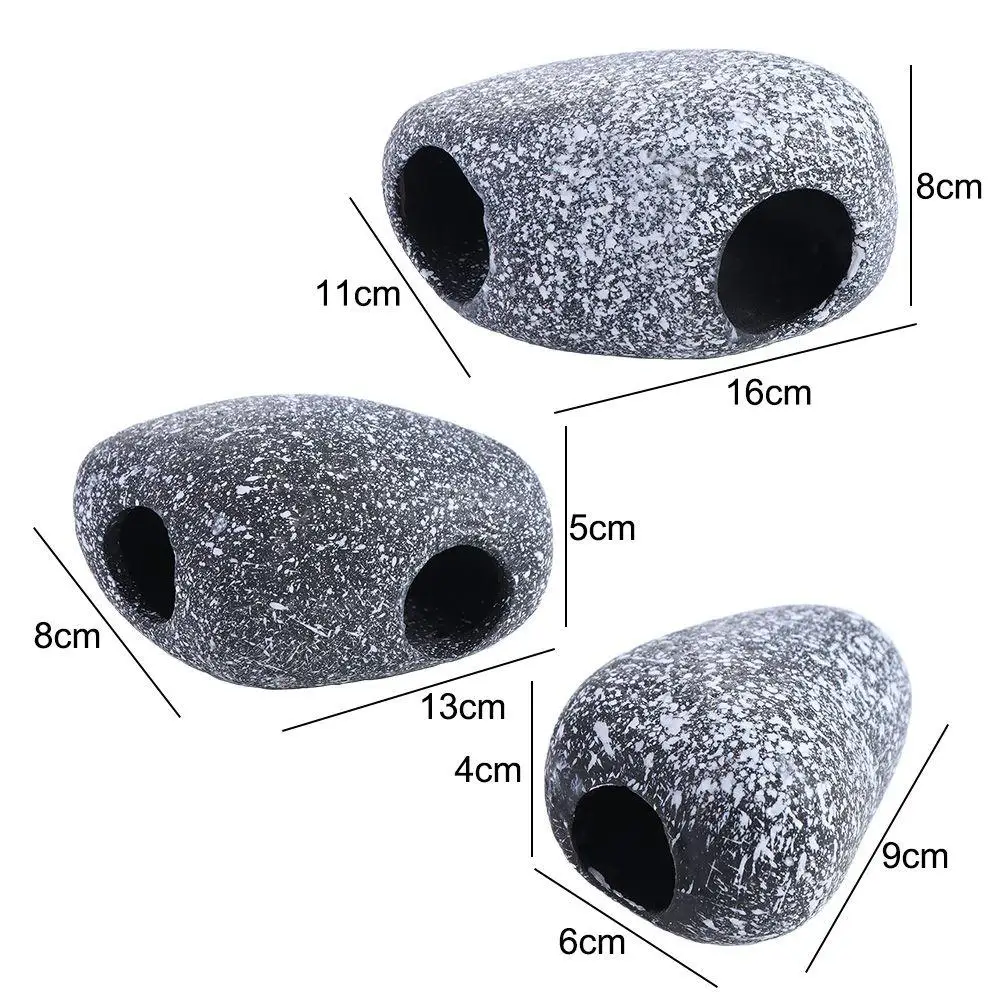 Caverna de Cerâmica para Peixes de Aquário 9x6x4 cm - Imagem 4