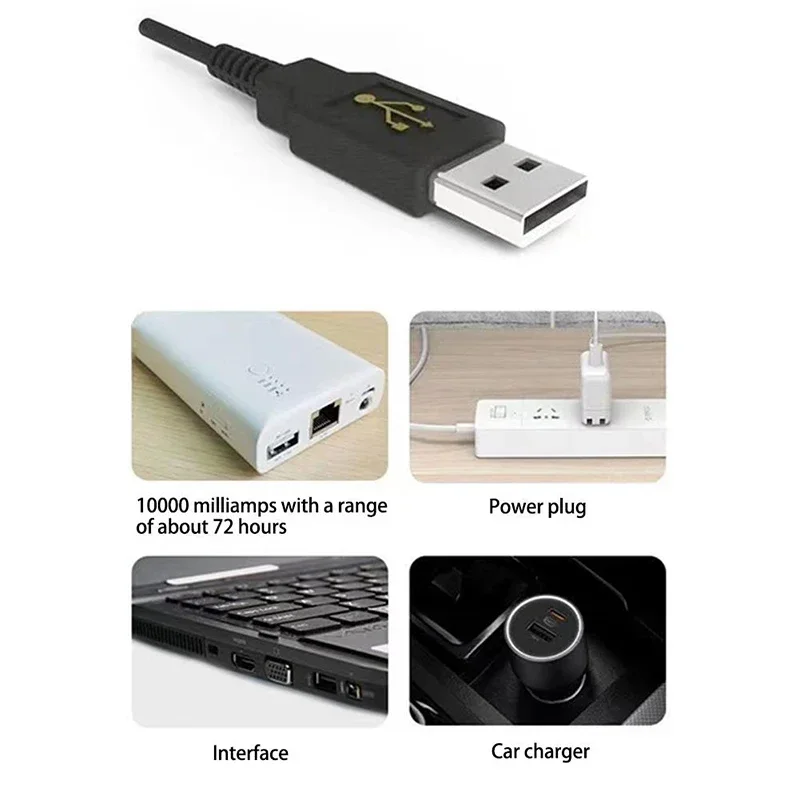 Mini Bomba de Oxigênio para Aquário USB Recarregável 1W - Imagem 5