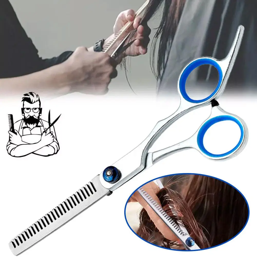 Tesoura para Tosa de Cães e Gatos de Aço Inoxidável com Pente Curvo - Imagem 2