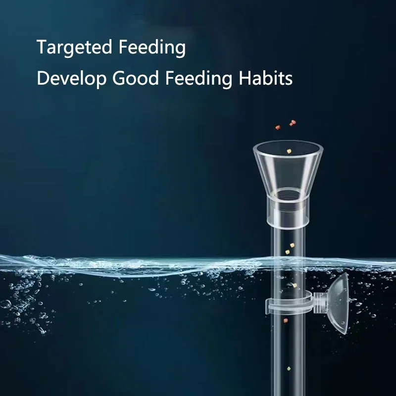 Alimentador para Aquário de Acrílico Transparente com Ventosa - Imagem 3