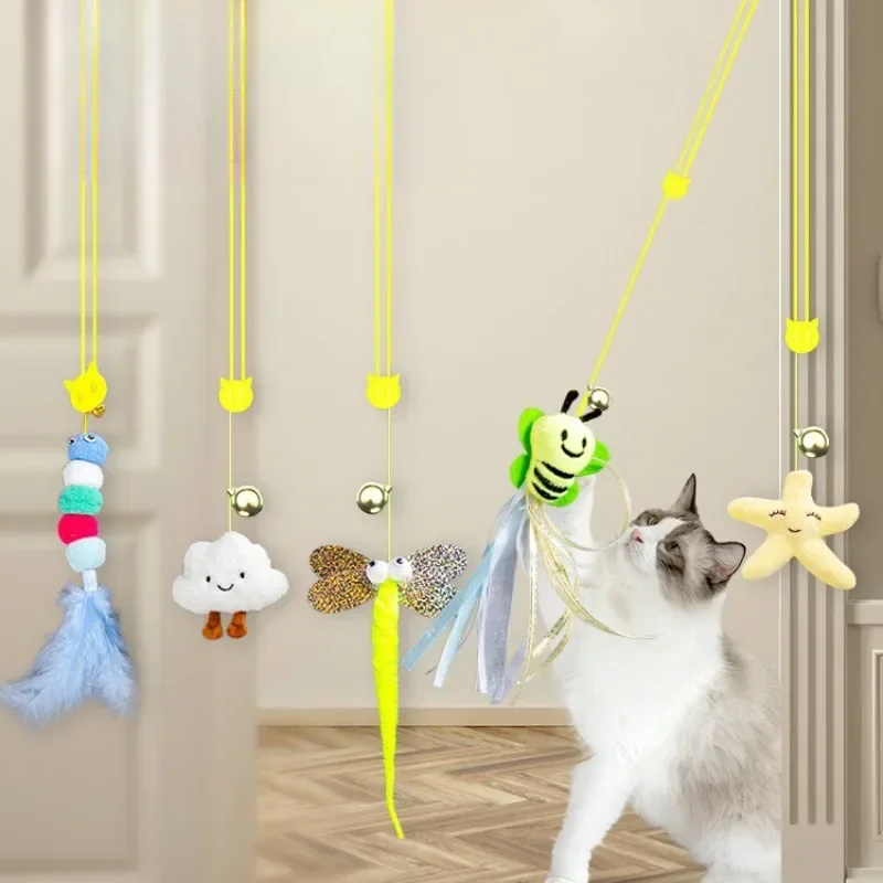brinquedo para gatos corda elástica