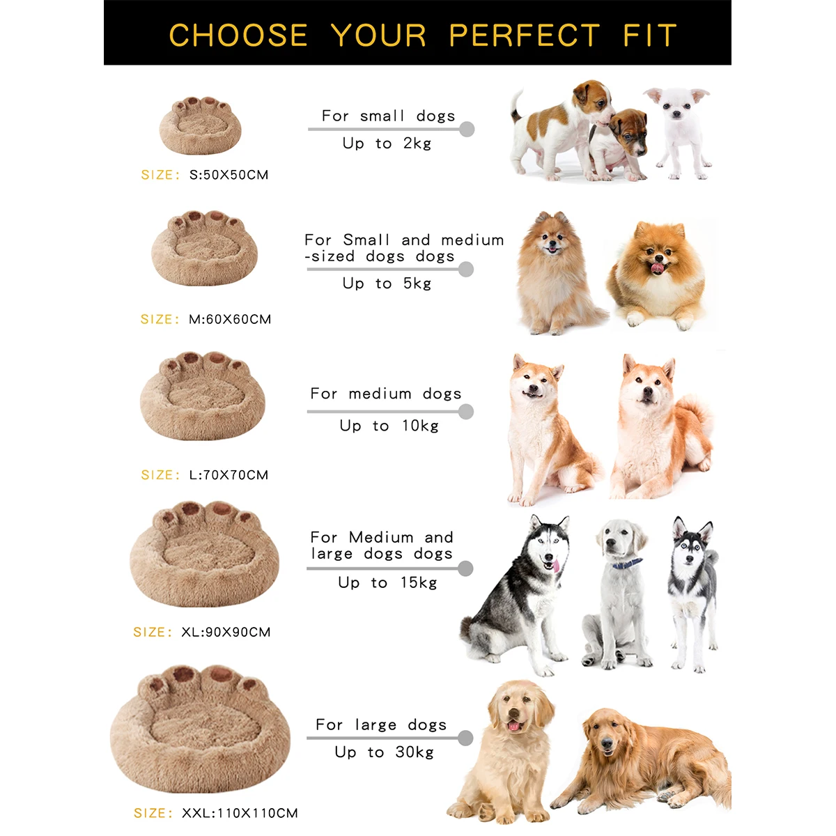 Cama Sofá para Cães e Gatos de Fleece com Capa Removível - Image 6