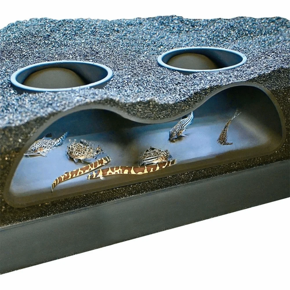 Caverna Subterrânea para Aquário de PLA 20 cm para Peixes - Imagem 4