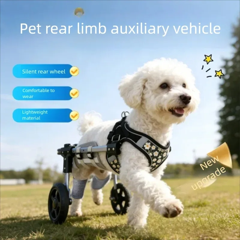 Carrinho de Rodas Ajustável para Cães e Gatos Pequenos - Image 5