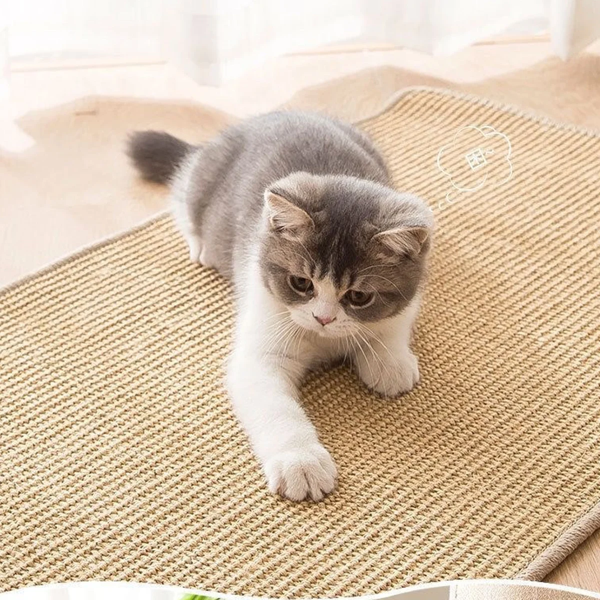 Arranhador para Gatos de Sisal com Velcro para Parede - Image 5