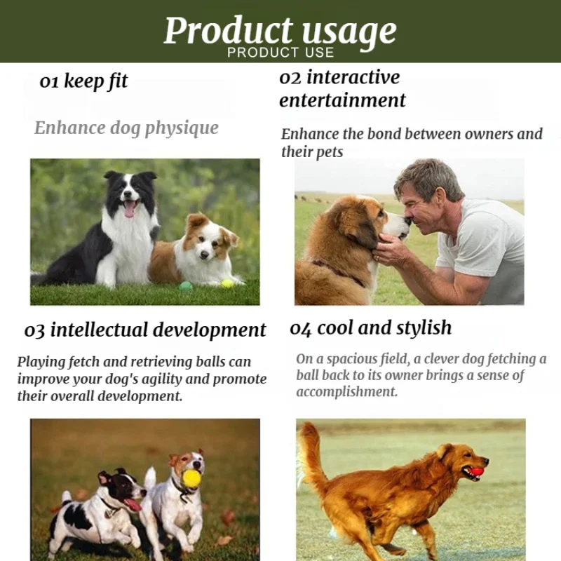 Lançador de Bolas para Cães de Treinamento e Atividades ao Ar Livre - Imagem 2