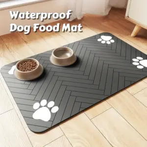 tapete impermeável para comida de cães