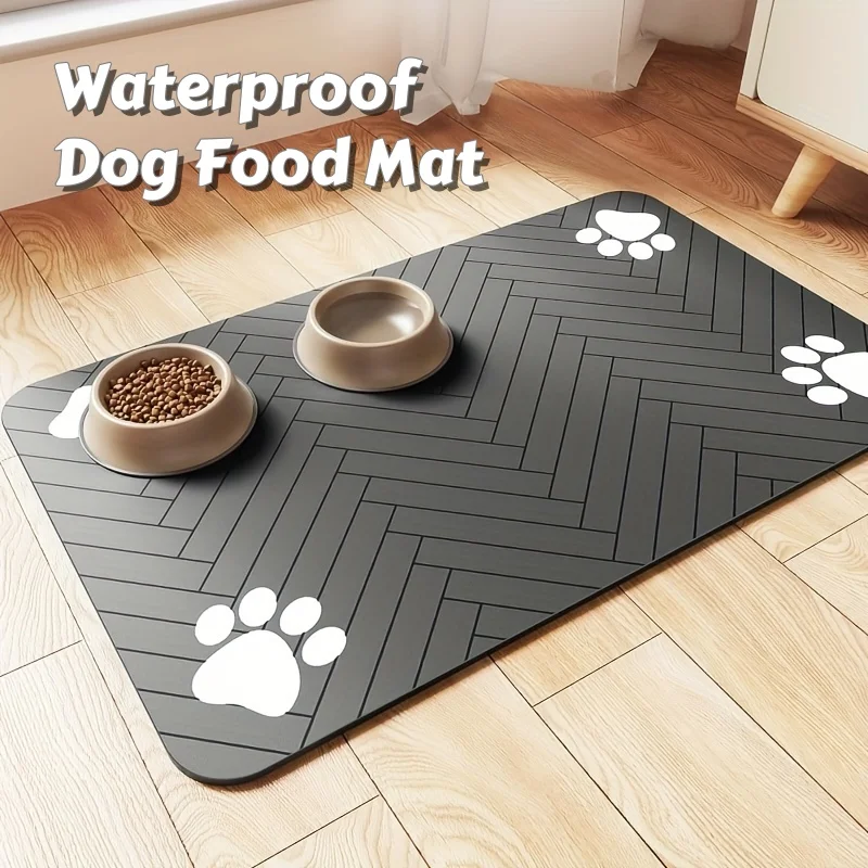 tapete impermeável para comida de cães