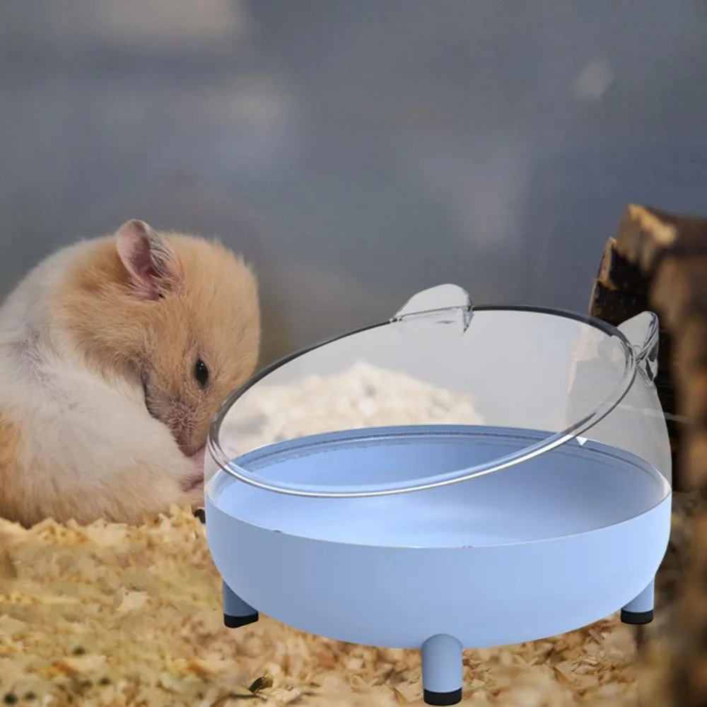 Caixa de Banho para Hamster Transparente com Tampa Removível - Image 2