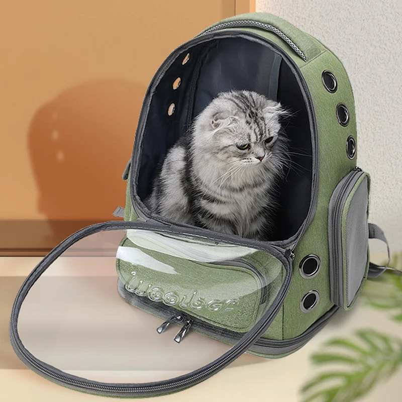Bolsa de Transporte para Gatos e Cães Pequenos Respirável - Imagem 4