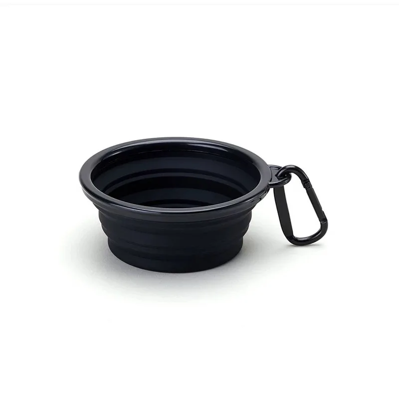Tigela Portátil de Silicone para Cães e Gatos com Clipe - Imagem 2