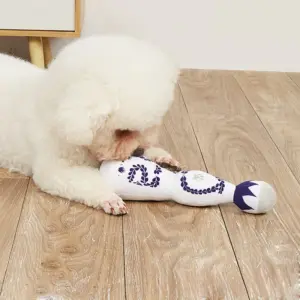 brinquedo de pelúcia para cães com apito