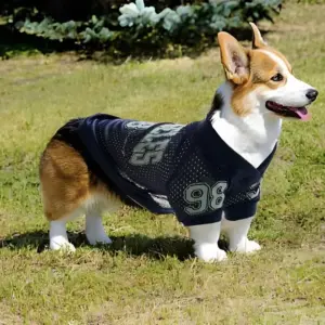 camisa esportiva para cães de malha respirável