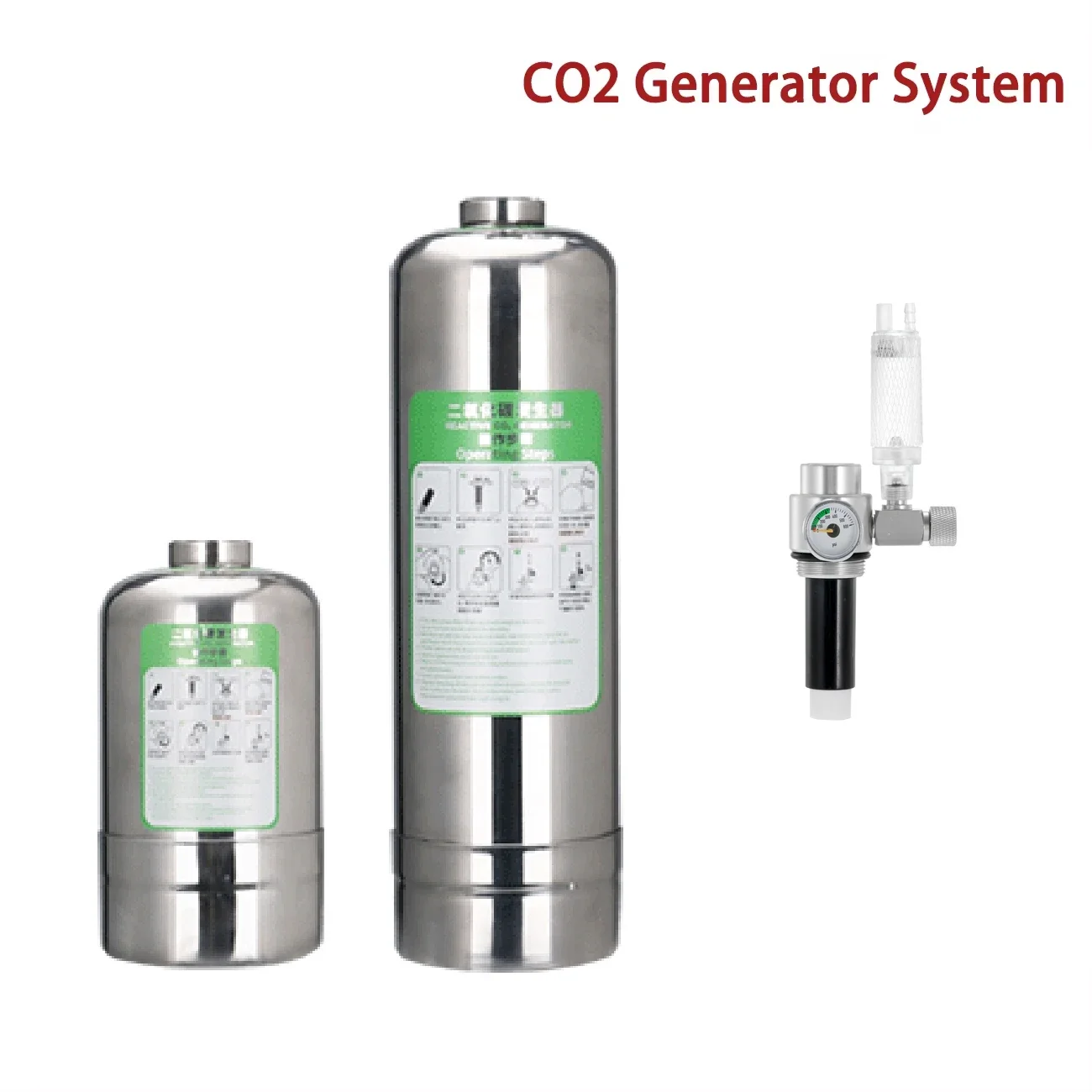 sistema gerador de co2 para aquário