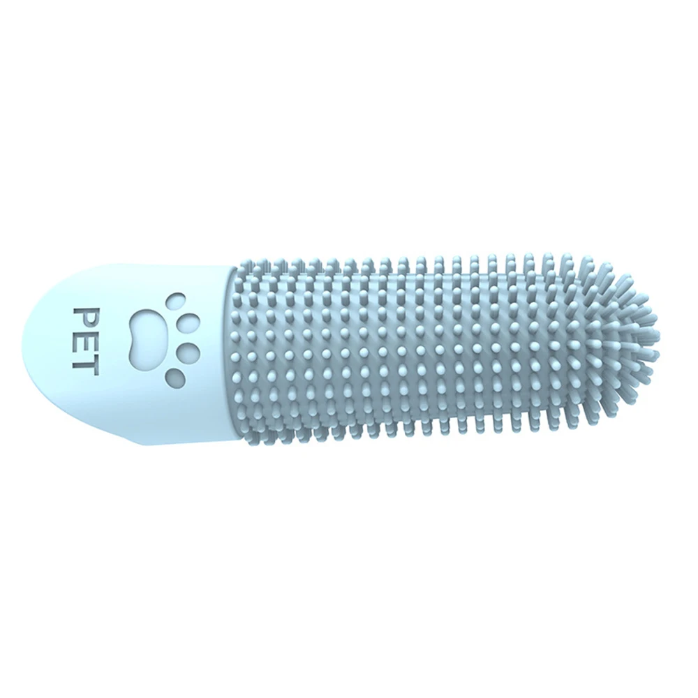 Escova de Dentes de Dedo para Cães e Gatos de Silicone Macio - Imagem 4
