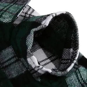 camisa xadrez para cães pequenos